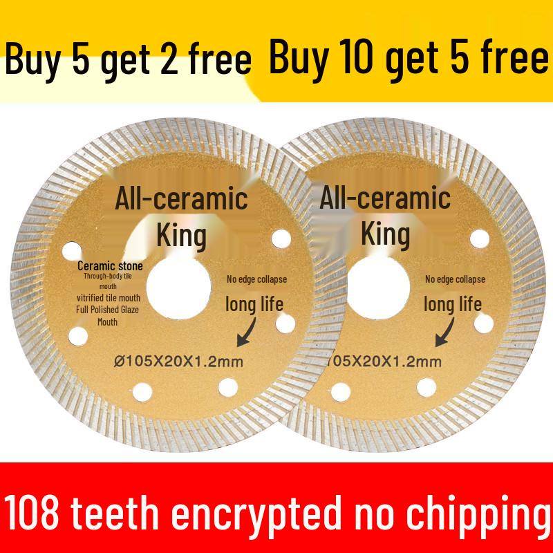 Diamond Saw Blade for Marble and Ceramic Tile Cutting, 100mm Circular Blade for Angle Grinders