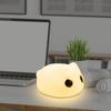 Cat Lamp Cute Silicone Lamp Rechargeable Animal Night Light 800mAh Bedside Lamp Room Decor Nightlight Tap Control For Bedroom