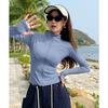 Sunscreen Clothes Yoga Clothes Zipper Fashion Sports Jacket Running Training Long Sleeves Slim Skinny Fitness Top Quick Drying