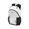 Li Ning Running Series Eco-Friendly Water-Resistant Reflective Zipper Adjustable Shoulder Strap Nylon Sports Backpack Unisex Backpack White ABSU039-2