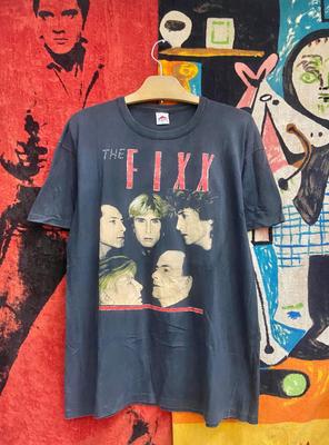 Vintage 80er The Fixx "Walkabout" 1986 New Wave Art Rock Album Promo Tour T-Shirt / Vintage Punk Band T-Shirt Größe L
