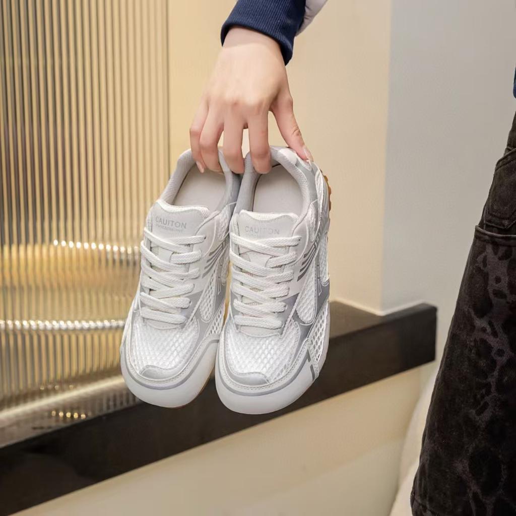 Platform women's summer new single-net breathable sports shoes versatile fashion casual shoes