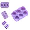 High-quality 3d 6-holes Half Ball Silicone Baking Mold For Creative Dessert Decorations