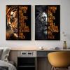 Citazioni Motivazionali Conquista Focus Pittura su Tela Leone Tigre Leopardo Animali Feroci Poster Stampa Muro Soggiorno Decorazioni per la Casa