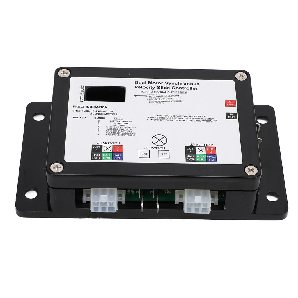 RV Slide Controller 13398‑DO Dual Motor Synchronous Velocity Slide Controller for Lippert In Wall Slide Out On RV