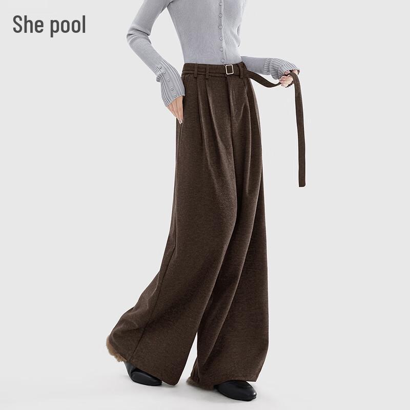 

Women s High Waist Wide-Leg Casual Pants S
