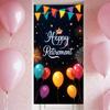 Party Banner Lightweight Celebration Banner Durable Retirement Decor for Retirement Party Milestone Celebration