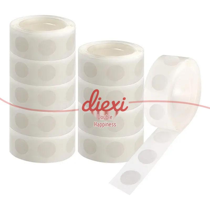 Balloon Glue Dots: 12-Pack, 20-Pack Sheets, 100-Pack Roll - Strong, Double-Sided, Traceless Adhesive for Cake Toppers