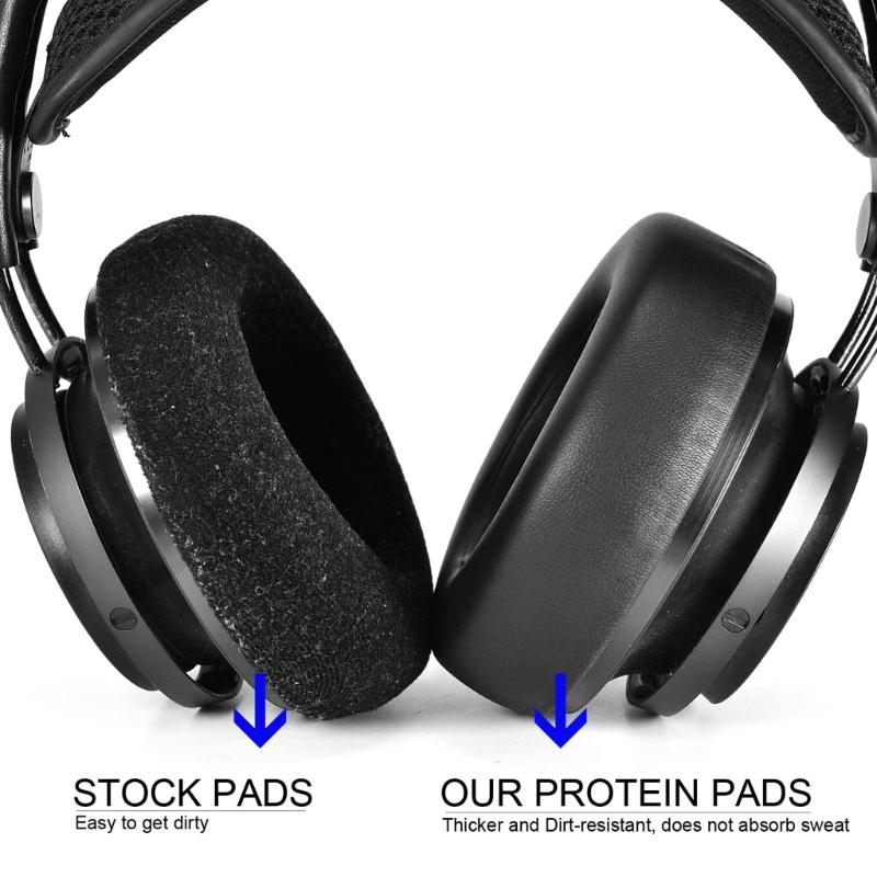 Breathable Headphone Ear Pads Sweat Resistant Design Extended Gaming Replace for Fidelio Dedicated Spare Ear Cushions