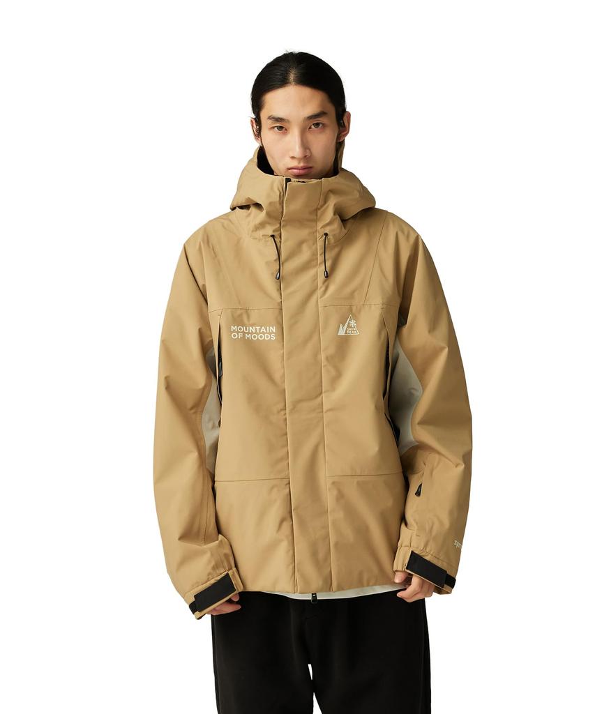 Snow Peak MofM Puffed Snow Jacket Outer Jacket with Padded and MM4510-JK02, Insulation, Beige, Medium, Men's Women's