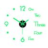 3D DIY Wall Clock Simple Installation Battery-Powered Quiet Modern Nordic Wall Clock for Living Room Bedroom