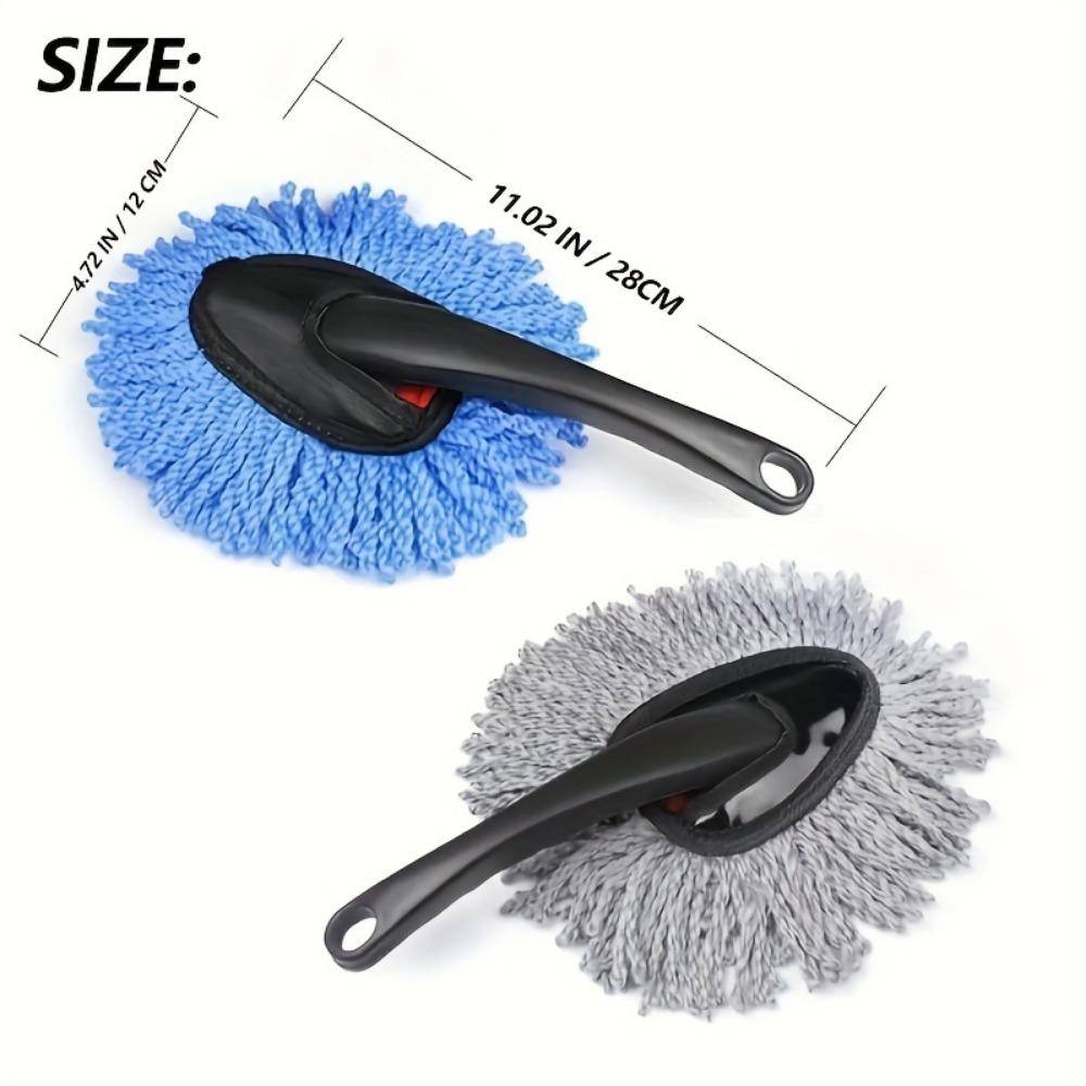 Microfiber Car Duster - Lightweight Dust Removal Brush With Soft Bristle For Interior Cleaning