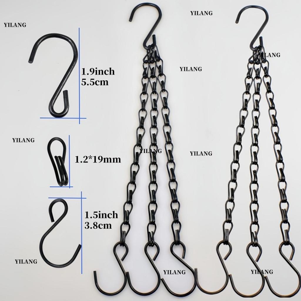 Retractable Pulley Hanging Basket Pull Down Hanger Garden Plant Pots Hook