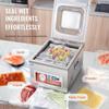 Kammer-Vakuumierer, 260W Siegelkraft, Vakuumverpackungsmaschine für feuchte Lebensmittel, Fleisch, Marinaden und mehr, Kompakte Größe mit 26 cm Siegelbreite,