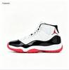 AJ11 höhenverstellbare Basketball- und Laufschuhe, Weiß & Marineblau, Unisex Big Devil KONGKOU Schuhe