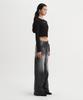 Diaeneseualumeon Daredevil Crop Long Sleeve Black