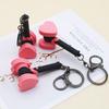 Mini Kpop Pink Love Hammer Lightstick Keychain for Car Accessories Key Chain Keychains Women Doll Keyring Pendant Holiday Lovely Gifts