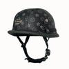 Vintage leather WWII style soldier helmet retro half helmet all seasons unisex bicycle cruiser electric scooter helmet JYT-108