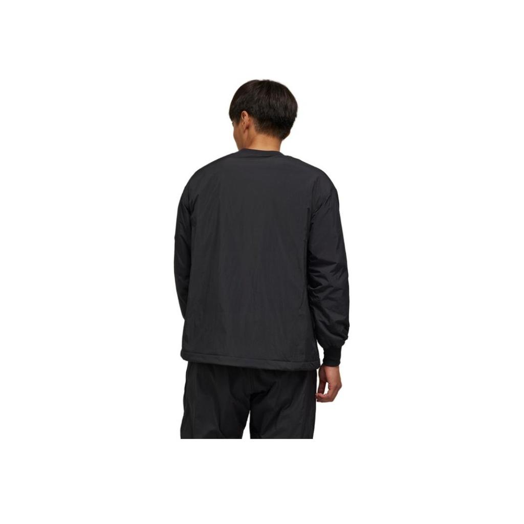 Y-3 Casual Solid Color Round Neck Loose Pullover Sweatshirt Unisex sweatshirt Black IP5588