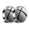 1Pair Of Suction Cup Small Round Mirrors Rearview Mirror Degree Suction Auxiliary Reverse Blind S8E2