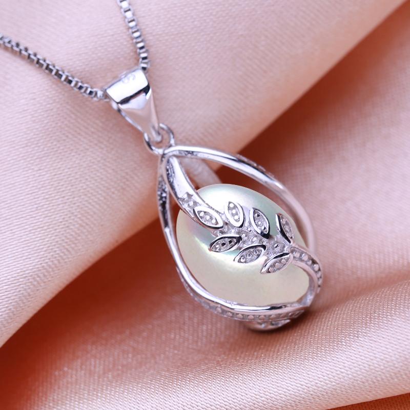 

Ожерелье SENIKO с пресноводным жемчугом, модное геометрическое ожерелье в виде клетки для женщин, ожерелье с листьями A