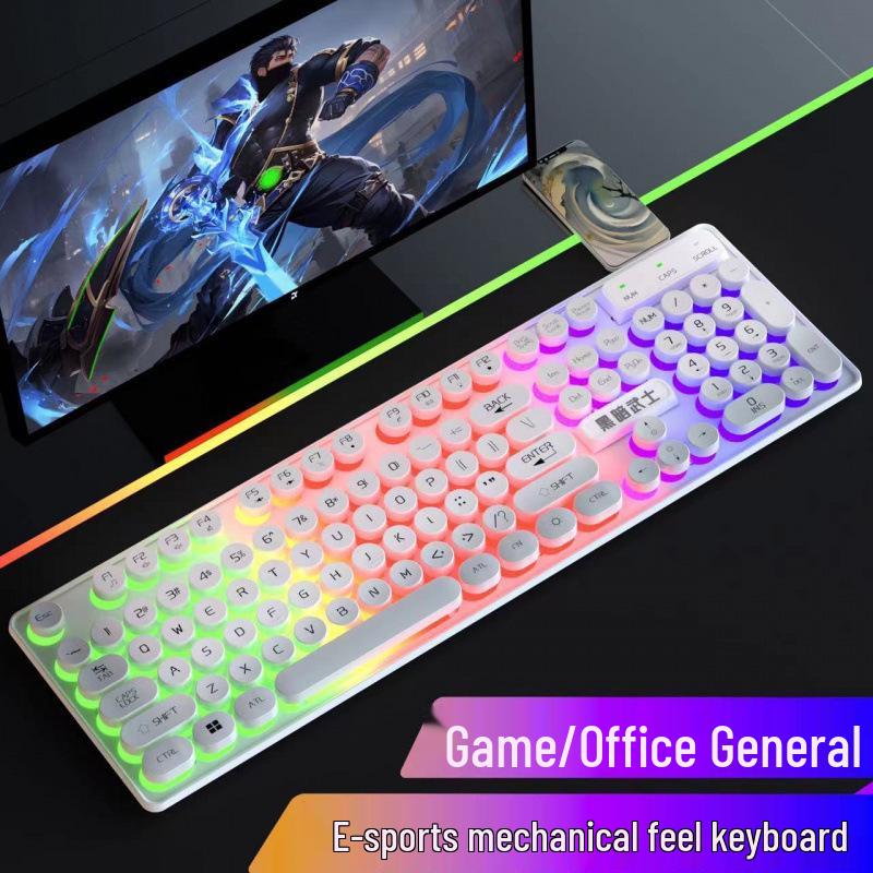 Bluetooth Backlit E-sports Mechanical Keyboard & Mouse Set for PC/Laptop