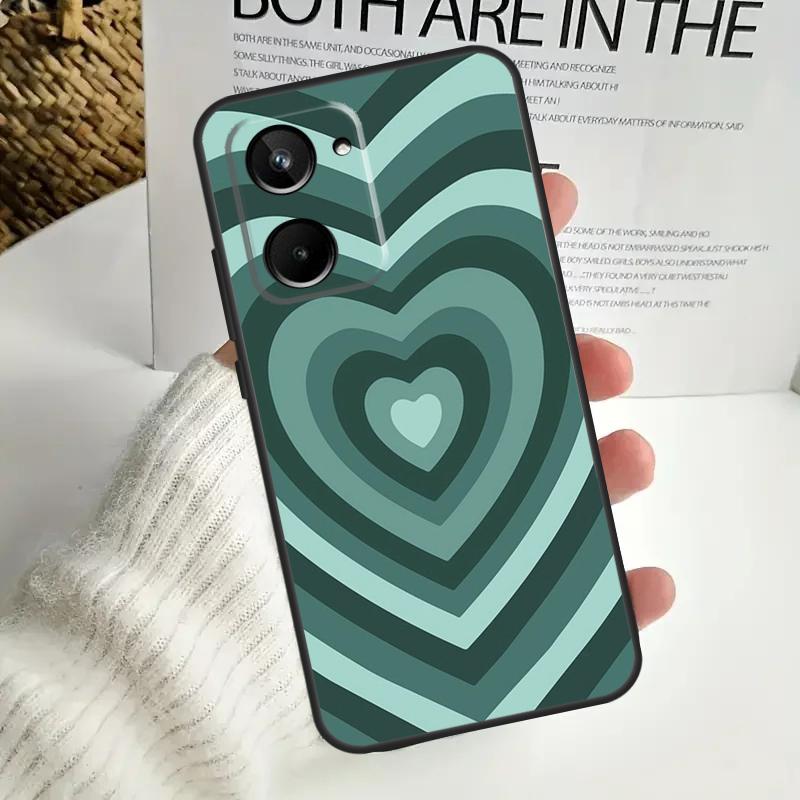 Colorful Heart Circle Love For Realme 15 10 11 12 13 14 Pro Plus C65 C67 C63 C61 C55 C51 C53 C35 C75 GT6 GT7 Pro Case