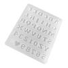 A-Z English Letter Resin Mold Mini 0-9 Number Silicone Molds for Jewelry Making Decors Ornament Resin Molds DIY Crafts