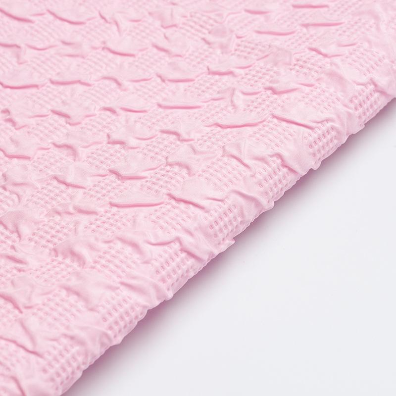 100cm*137cm Colorful PU Leather Waterproof Quilt Fabric Embossed Polyester Cotton Fabric for Clothing Leather Bag