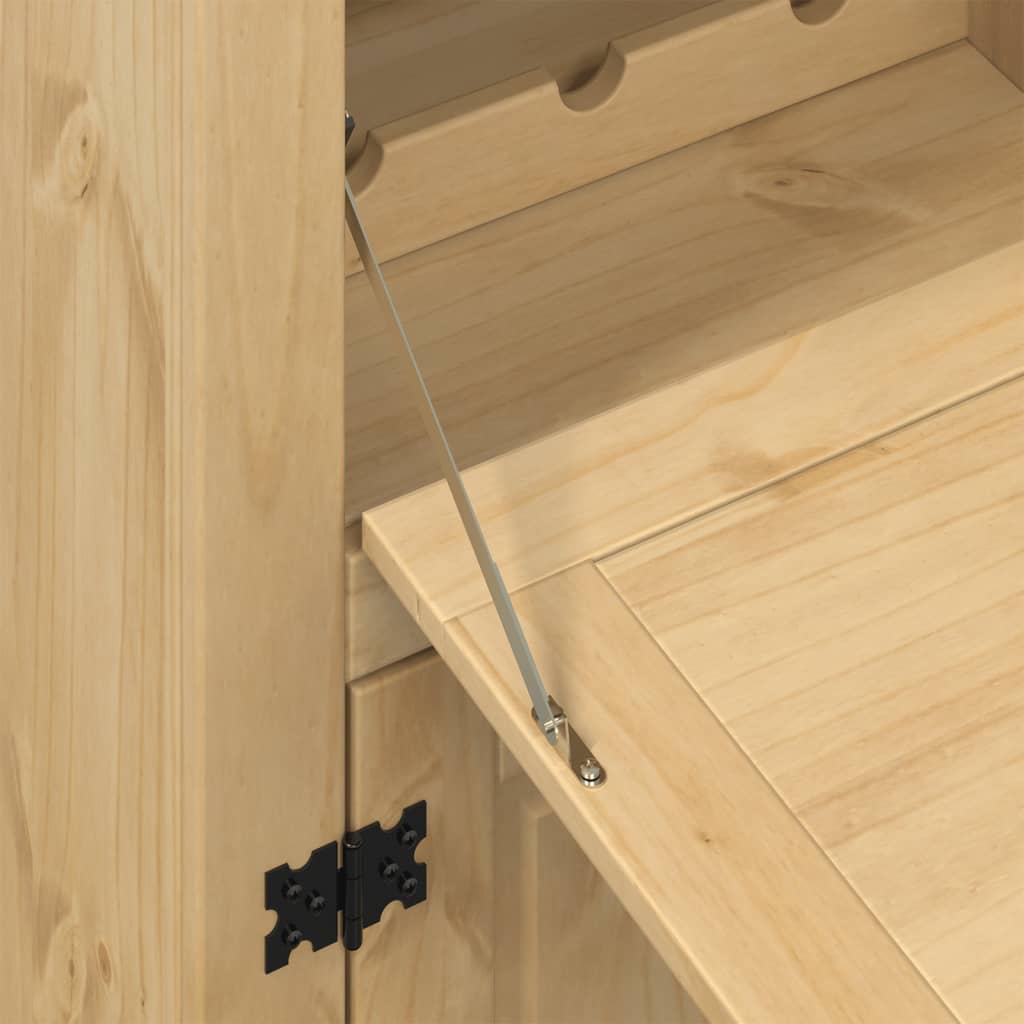 Vidaxl Szafka Na Wino Corona, 97X45X114 Cm, Lite Drewno Sosnowe