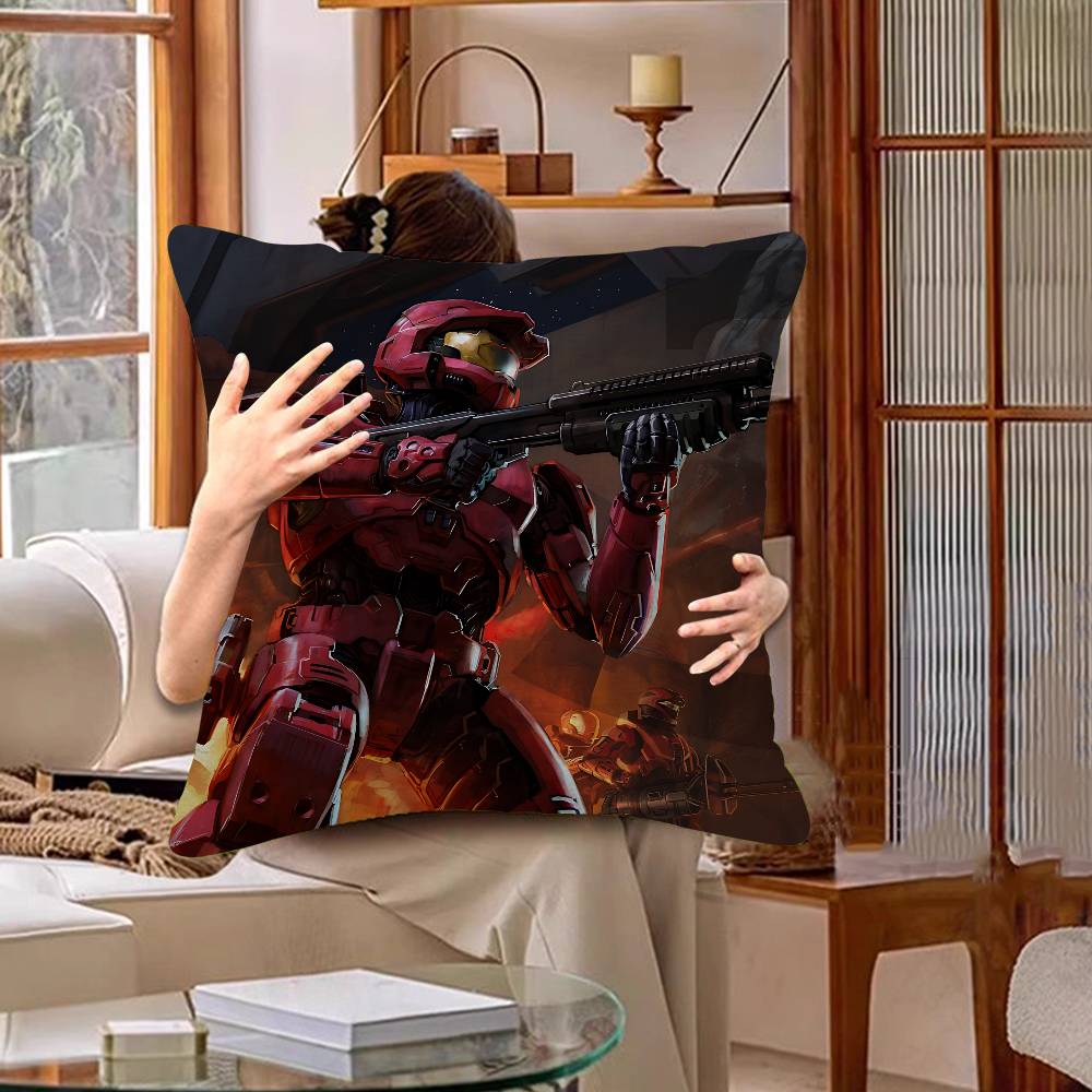 Game H-Halo Cool I-Infinite Personalized Pillow Dust Cover Bedroom Kids Party Decoration Pillowcase Birthday Children Gift