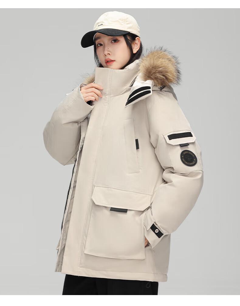 Unisex 2025 Winter Casual Thick Windproof Warm Couple Outdoor Down Jacket Coat