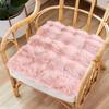 Fluffy Chair Seat Pad Anti slip Seat Cushion Plush Fa