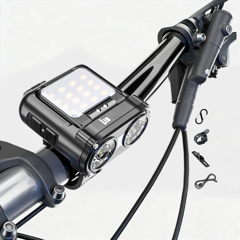 1500mAh 900lumens LED Bicycles Headlight With 150 Degree Wide Beam Bicycles Front Light for Night Cycling and Camping