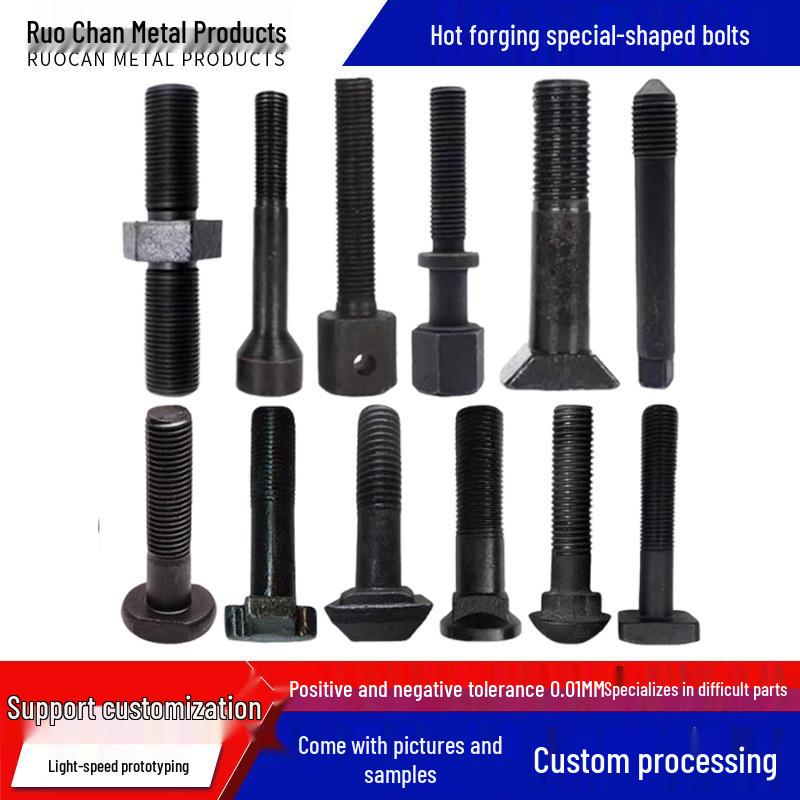 Custom Shaped Forged Bolts, Non-Standard Parts, and Screws