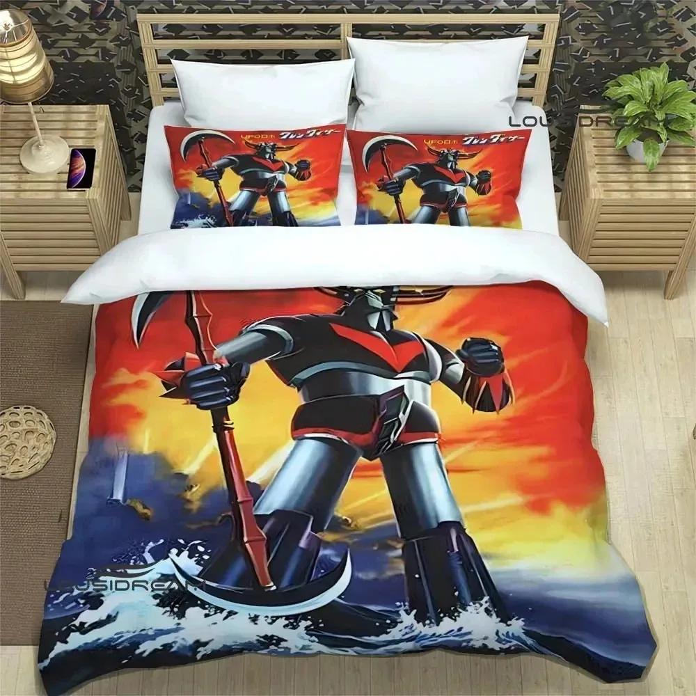 UFO ROBO GRENDIZER GOLDORAK Printed Bedding Sets Exquisite Bed Supplies Set Duvet Cover Bed Comforter Set Bedding Set Luxury