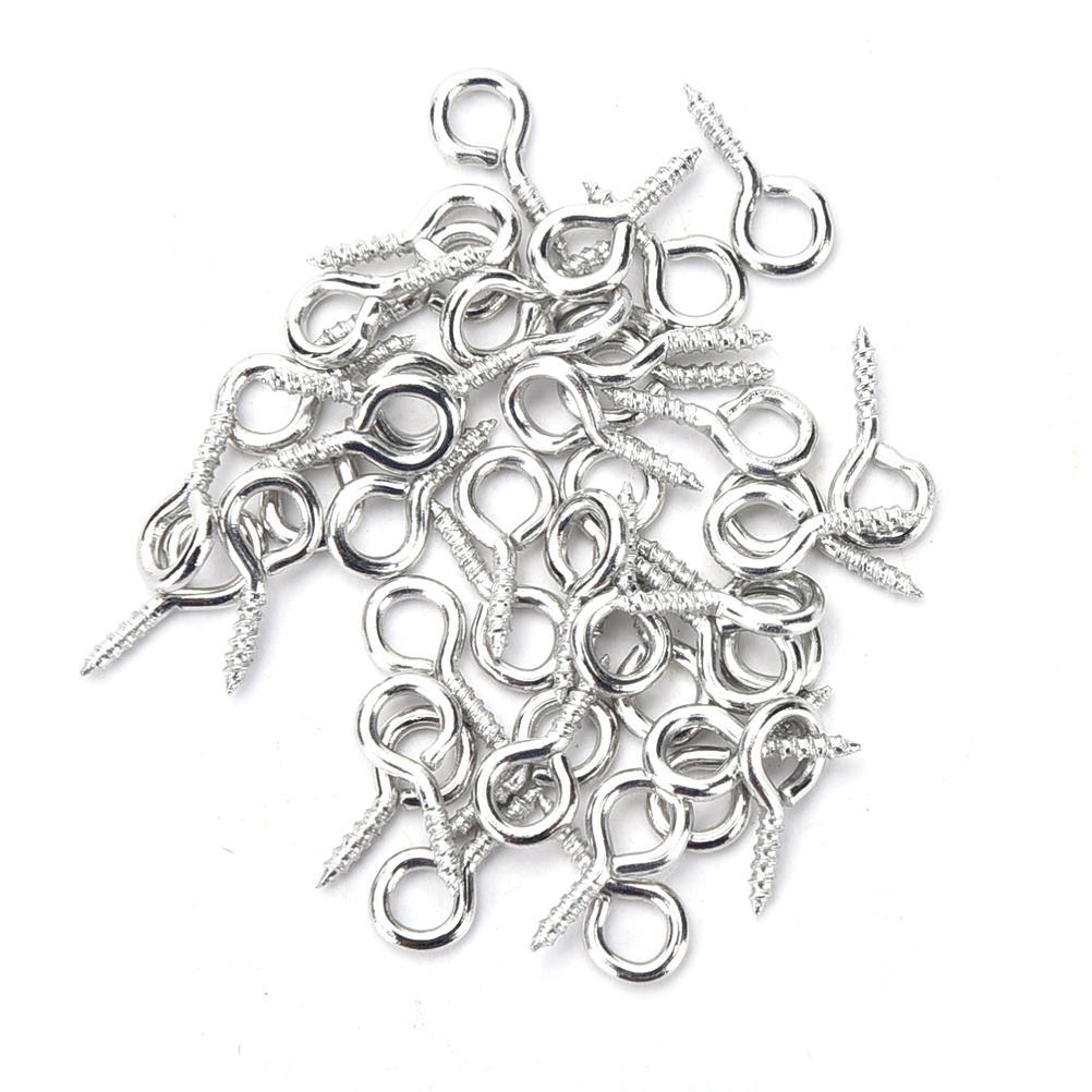 100 Pcs/Lot 8Mm 10Mm Small Sheep Eyes Nail Screw For Beaded Pendant