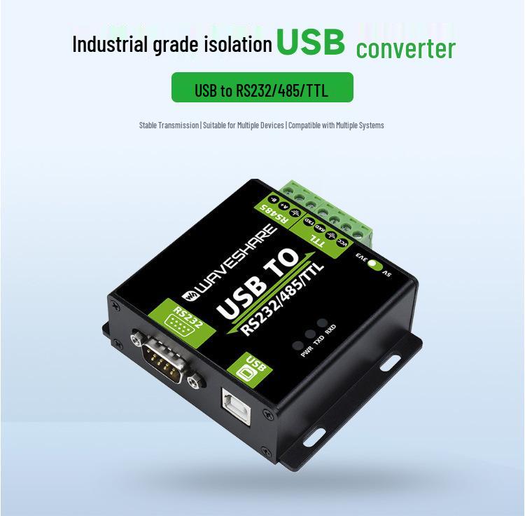 USB To RS232/485/TTL Industrial Converter with Isolation FT232RL/CH343G Chip