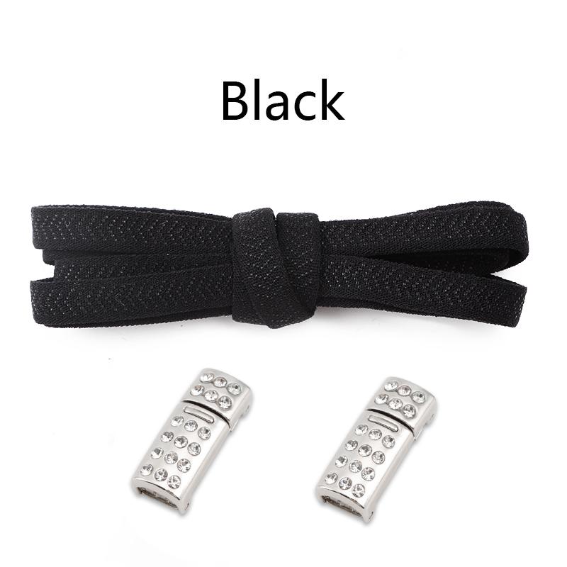 Nuovi Laccetti Magnetici a Chiusura a Diamante senza lacci Bambini Adulti Laccetti Elastici Scarpe da Ginnastica 8mm Scarpe Basse Senza Laccio Accessori per Scarpe