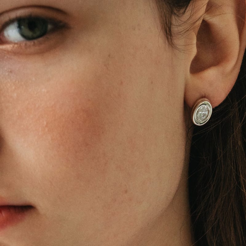 CUD Duet Oval Earring
