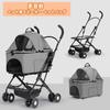 Athvcht Pet Separate with Rotating Front Dog Easy To Assemble Easy To Store Dog Large Heavy Load For Small Medium Convenient for Going Walking Cart,