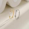 Adjustable Thin Pearl Bead Ring - Elegant Model 3 with High-End Feel