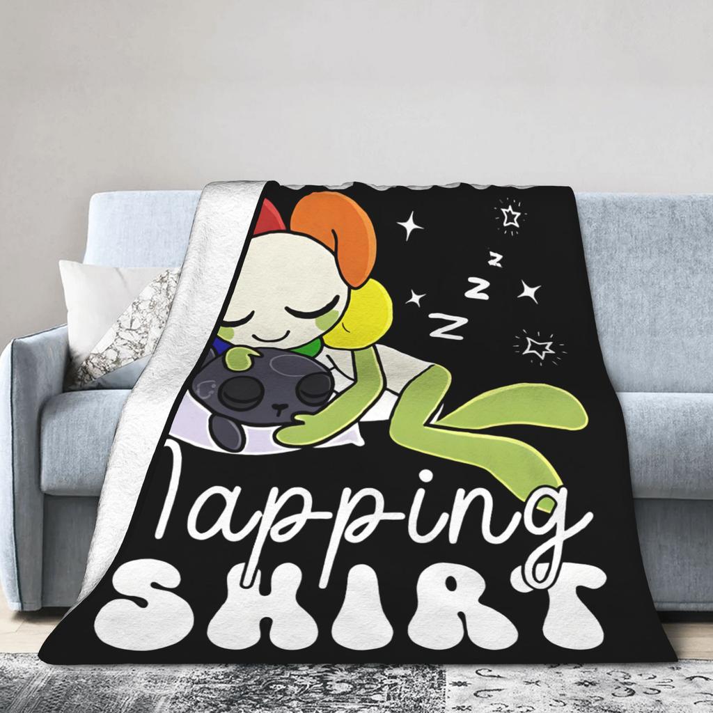 Dandys World Vee Shelly Goob Gigi Strickdecken Fleece Cartoon Superweiche Überwürfe für Bett, Couch und Tagesdecke