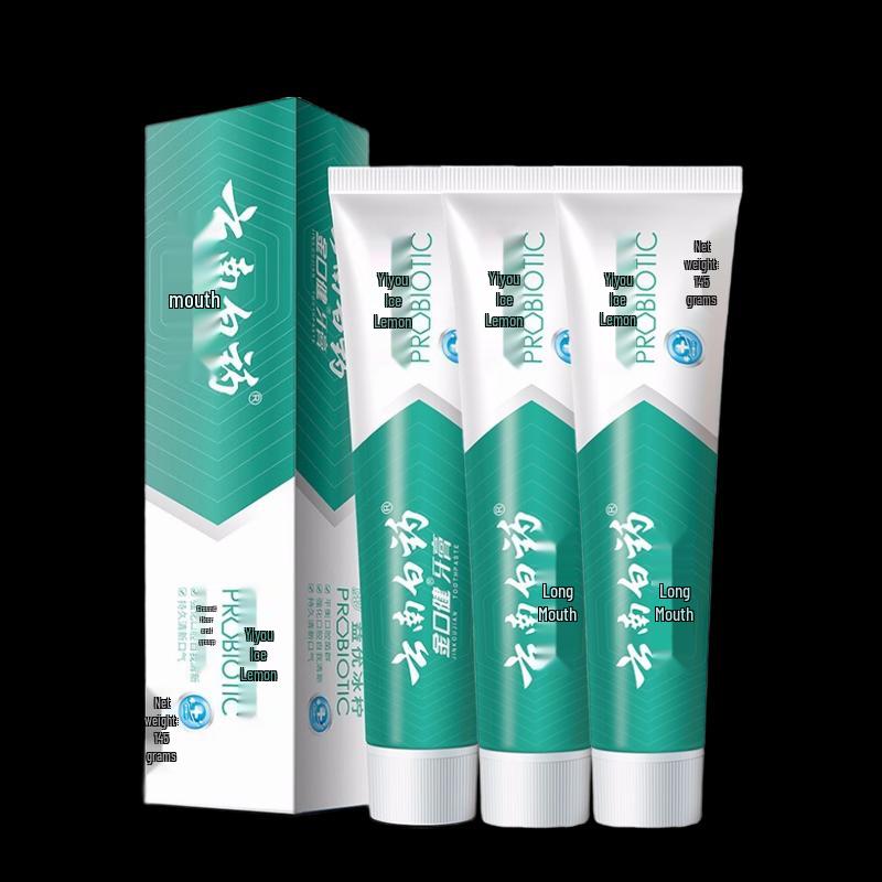Yunnan Baiyao Jin Kou Jian Ice Lemon Mint Toothpaste
