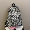 Schultasche: Rucksack mit Leopardenmuster 1011 neuer Rucksack, hochwertiger süßer Rucksack mit großem Fassungsvermögen für Mädchen, Mittelschüler und Studenten