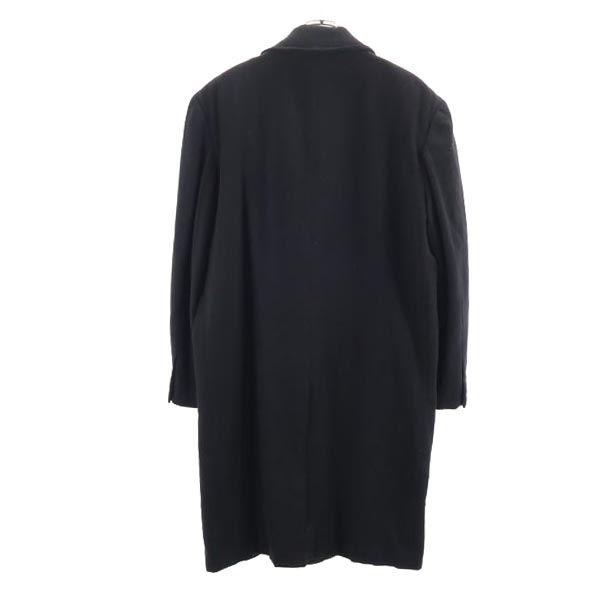 KANSAIMAN Cashmere Stainless Collar Coat Black Men's Used