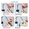 Six-Layer Splash-Proof Water Filter and Multi-Function Faucet Nozzle for Kitchen and Shower.