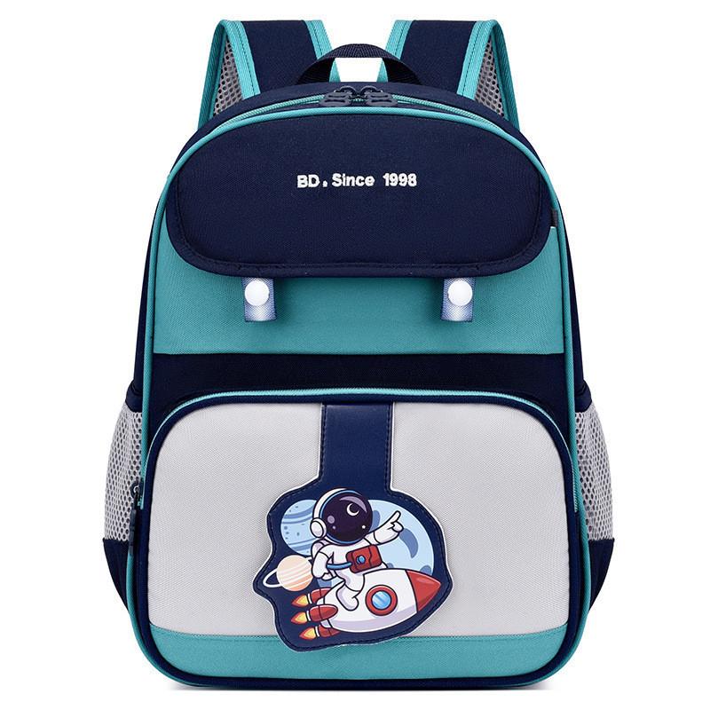 Adorable Cartoon Kids Backpack Breathable Oxford Cloth Large Capacity School Bag For Boys And Girls