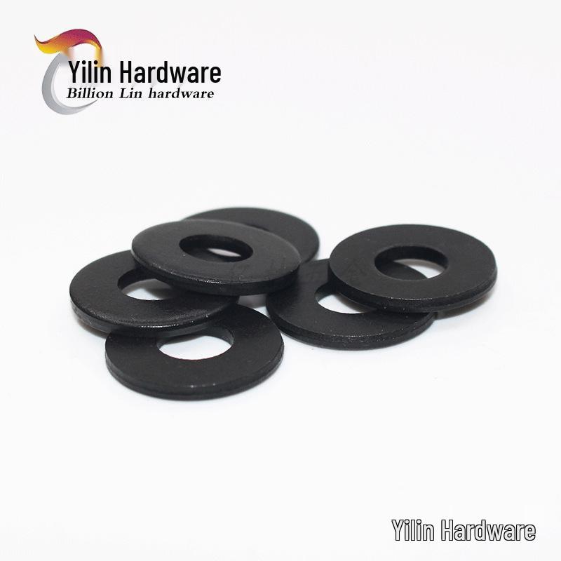 

National Standard Black E-Coating Metal Washer Gasket Spacer M6/M8 - Furniture Hardware Connector M6
