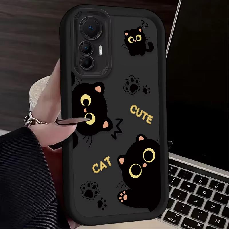 Cartoon Animal Cute Cat Pattern Phone Case For Xiaomi Mi Poco X6Pro X6 X7 X5 Pro Mi Poco F7 F6 F5 Pro Soft Silicone Cover